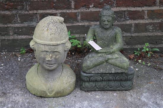 Stone buddha & stone carving